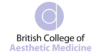 Logo of the British College of Aesthetic Medicine with a circular design.